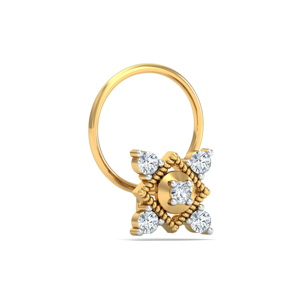 Garnished Square Nose Pin