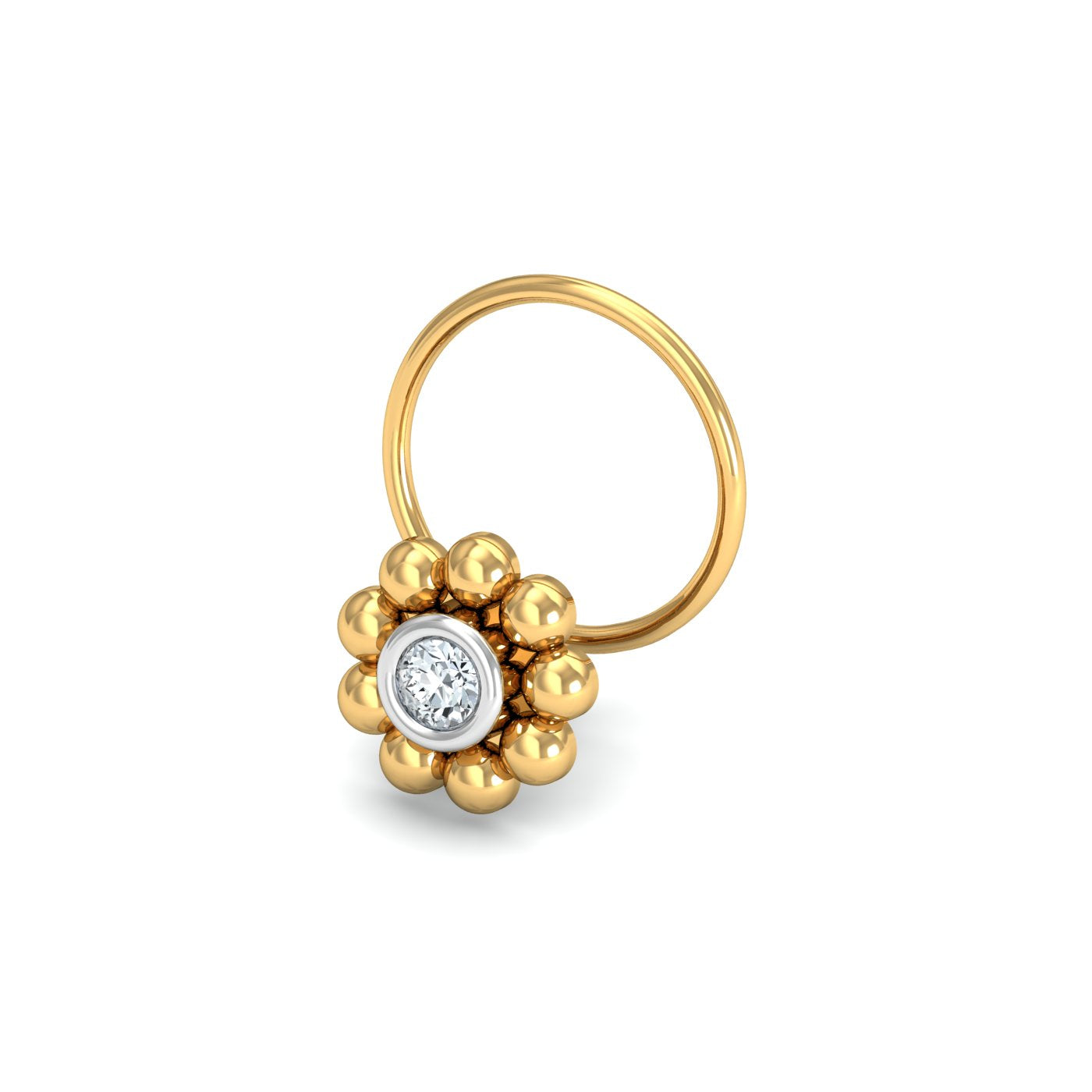 Aureate Beads Nose Pin