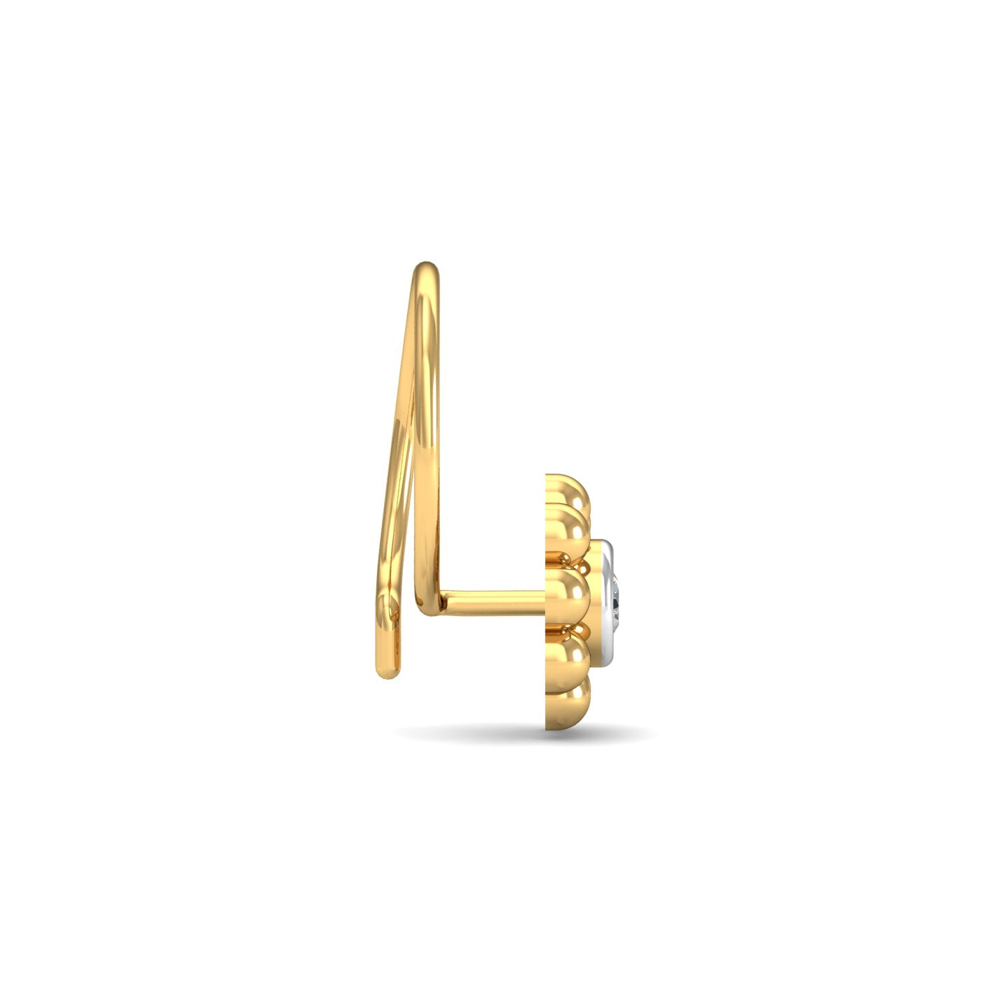 Aureate Beads Nose Pin