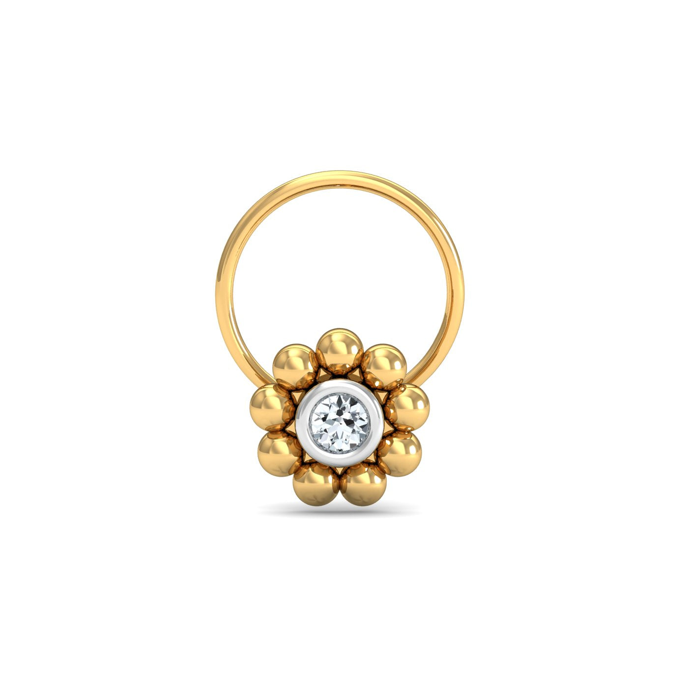 Aureate Beads Nose Pin