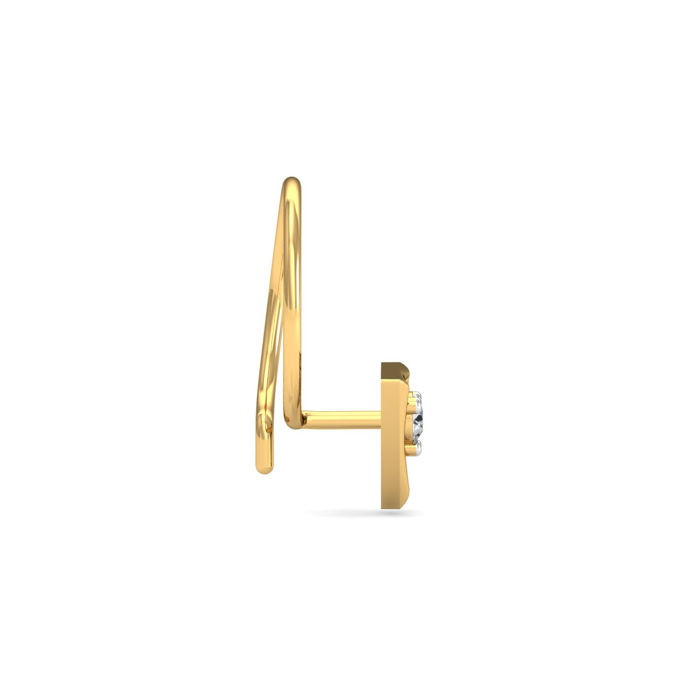 Trikona Nose Pin