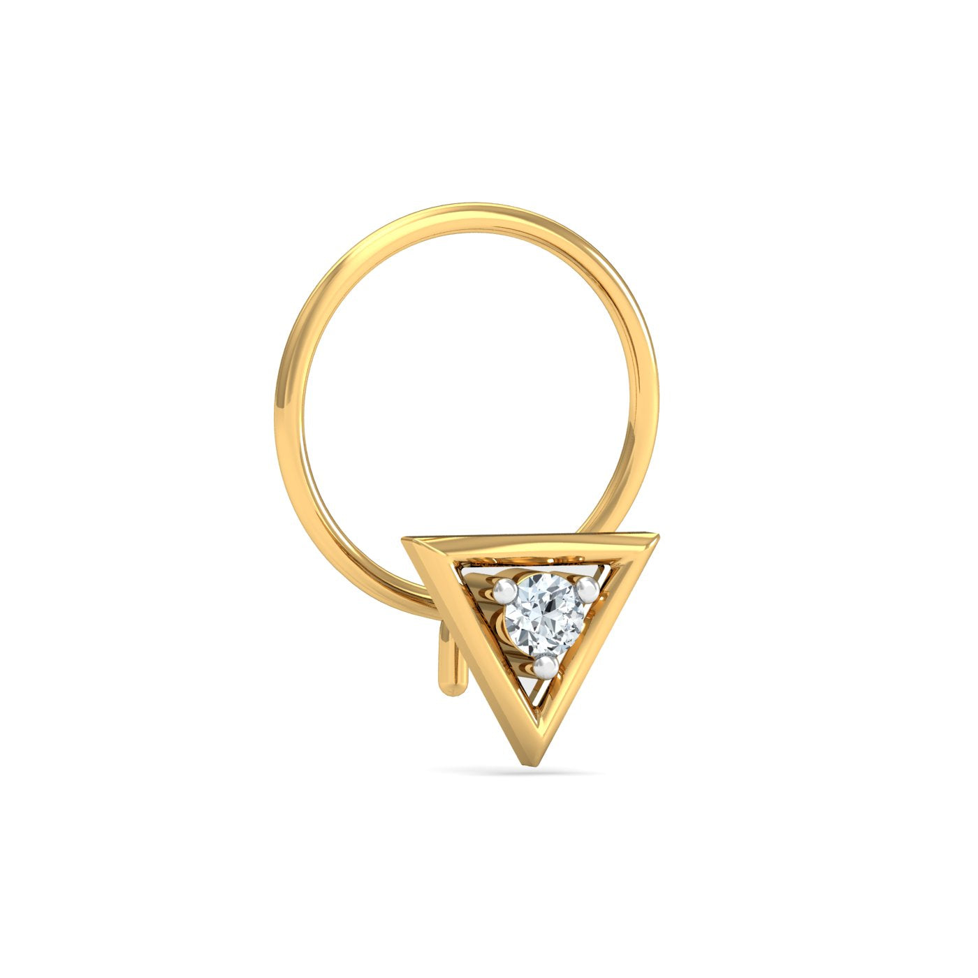 Trikona Nose Pin