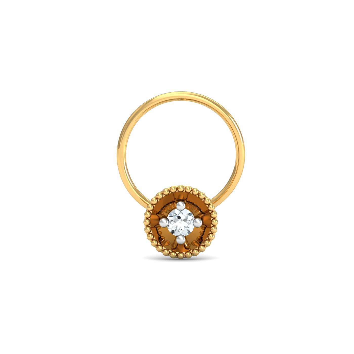 Diamond Hemisphere Nose Pin