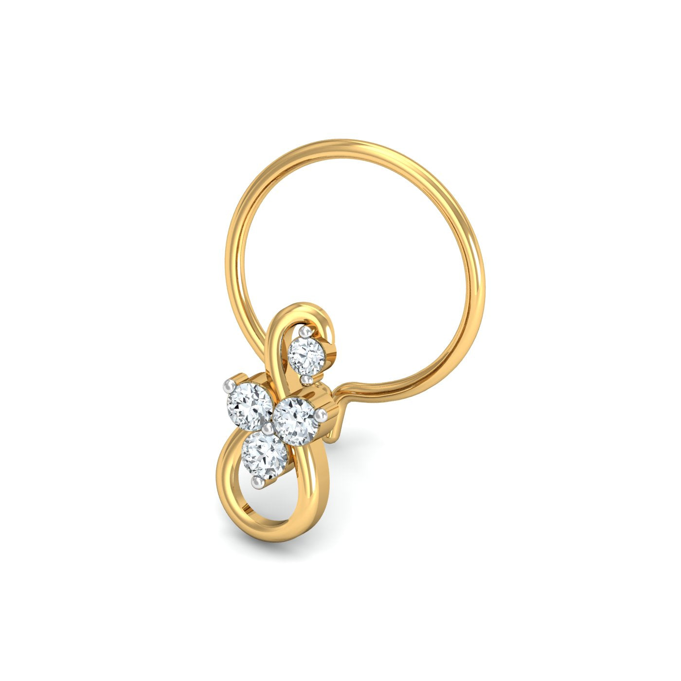 Cookoo Motif Nose Pin