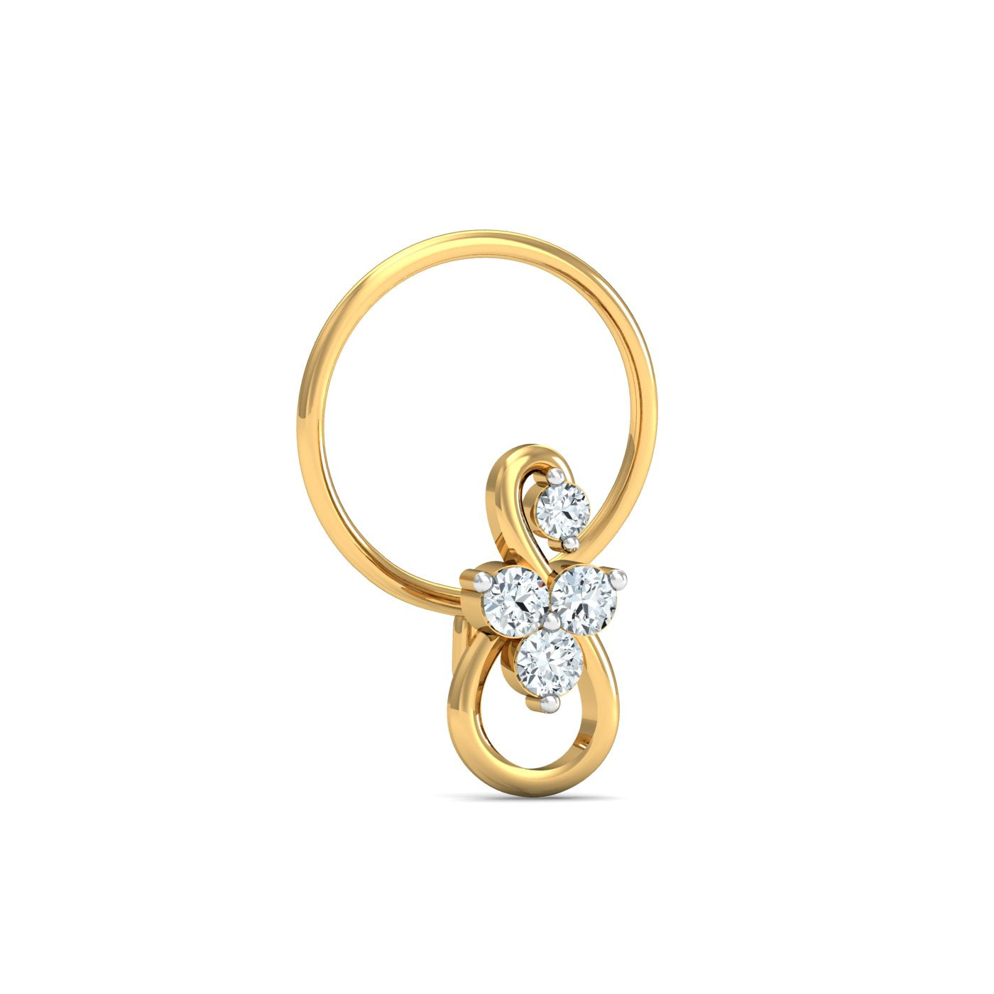 Cookoo Motif Nose Pin