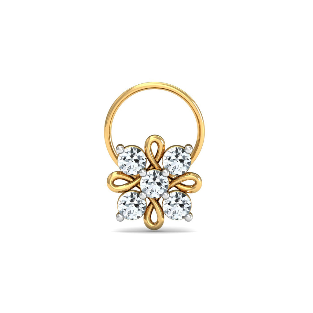 Radial Studded Nose Pin