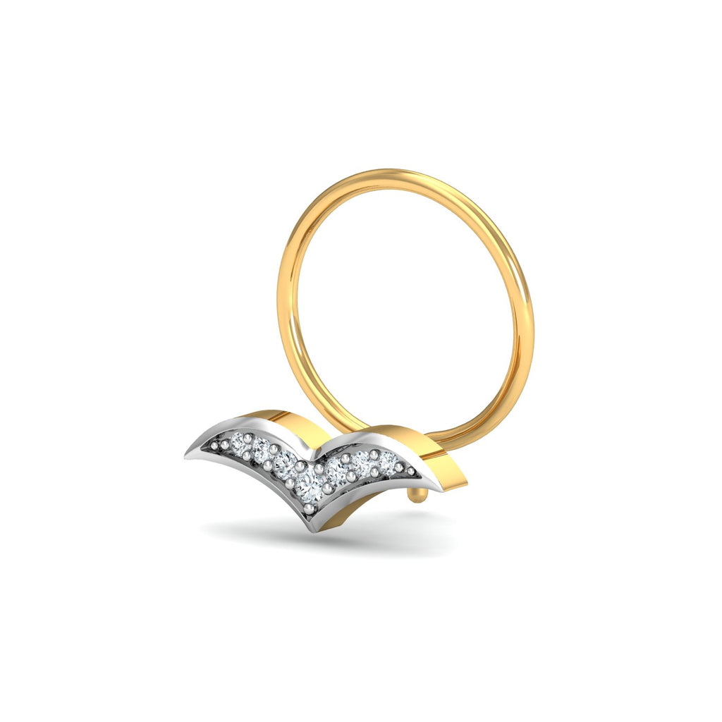 Flying Bird Nose Pin