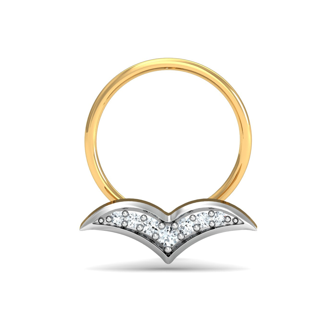 Flying Bird Nose Pin