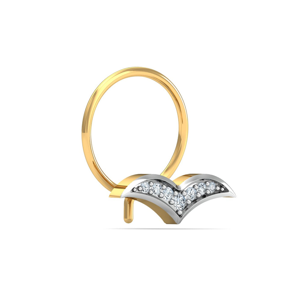 Flying Bird Nose Pin