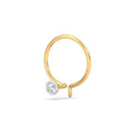 Bezel 3 Cent Nose Pin