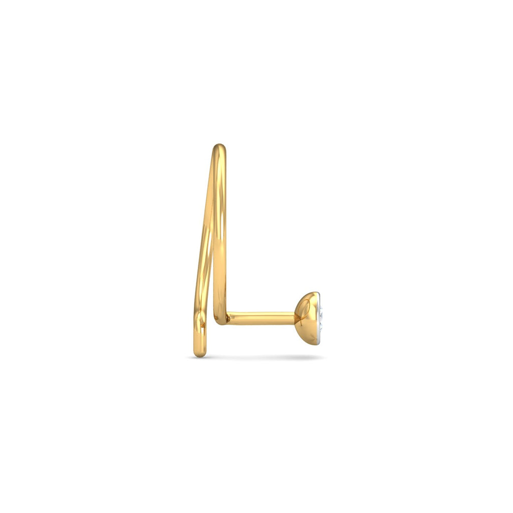 Bezel 4 Cent Nose Pin