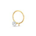 Bezel 8 Cent Nose Pin
