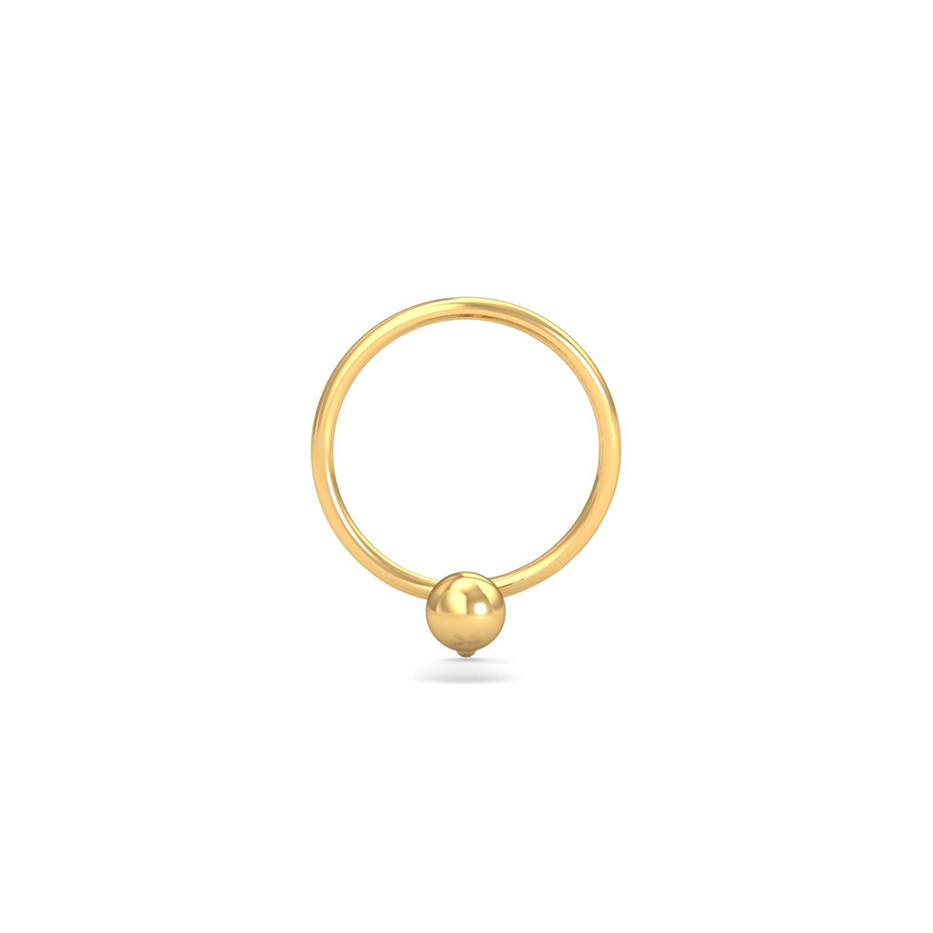 2.5 MM Gold Ball Nose Pin