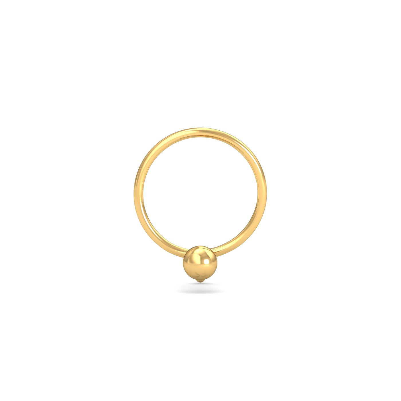 2.5 MM Gold Ball Nose Pin