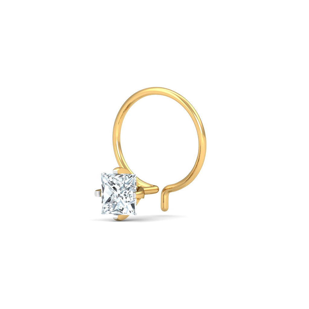 0.33 ct. Princess Nose Wire