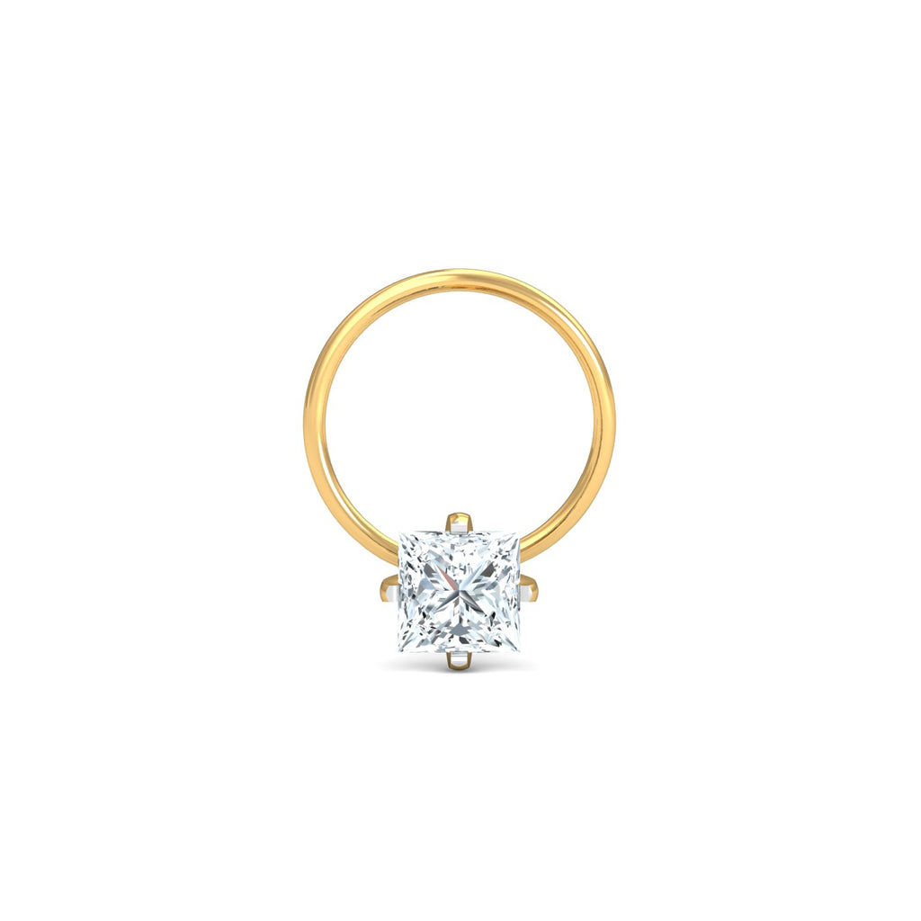 0.33 ct. Princess Nose Wire