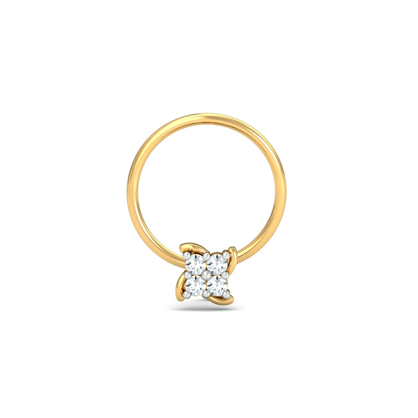 Quartet Stud Nose Pin