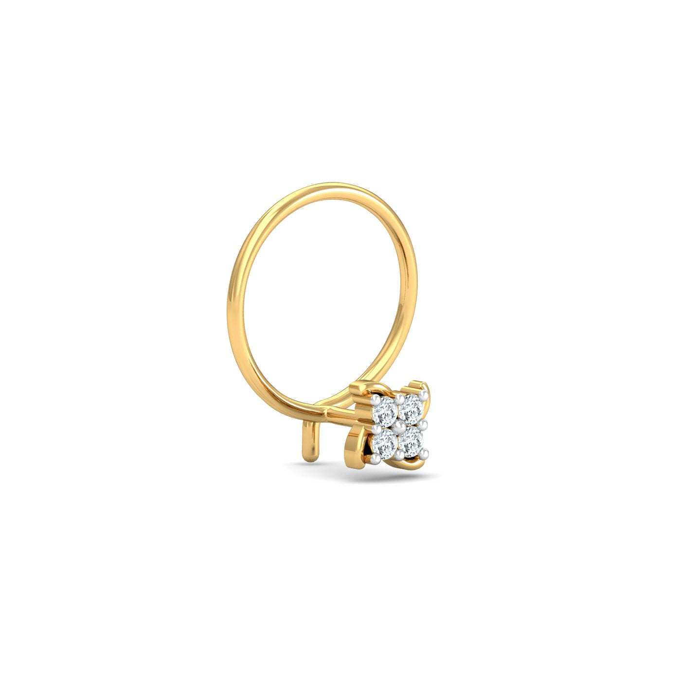Quartet Stud Nose Pin
