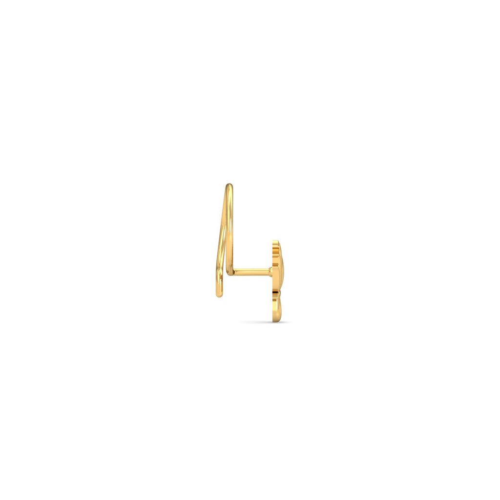 Lotus Gold Nose Wire