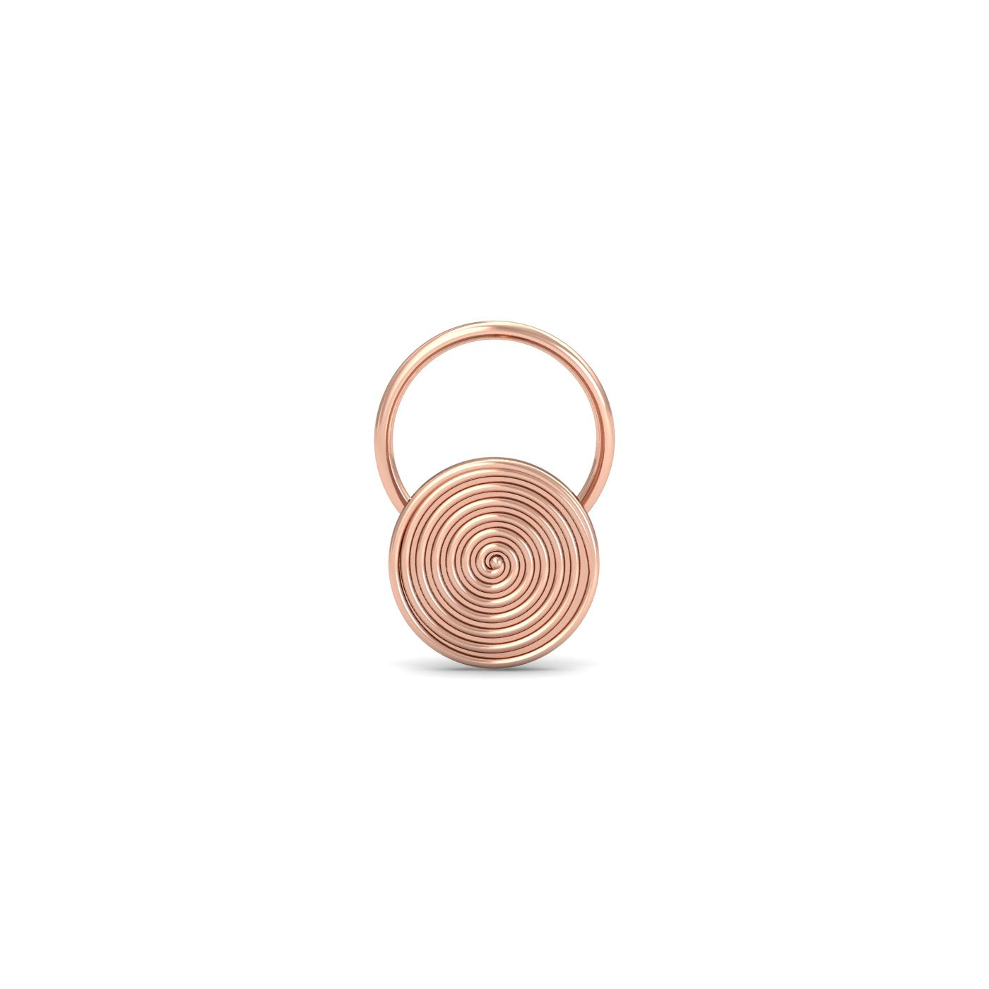 Swirling Gold Nose Wire