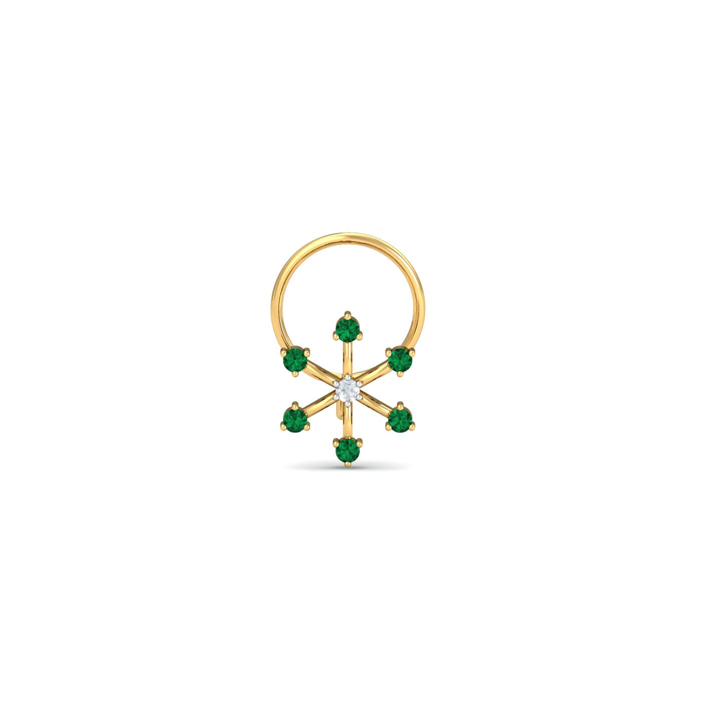 Green Flake Nose Wire