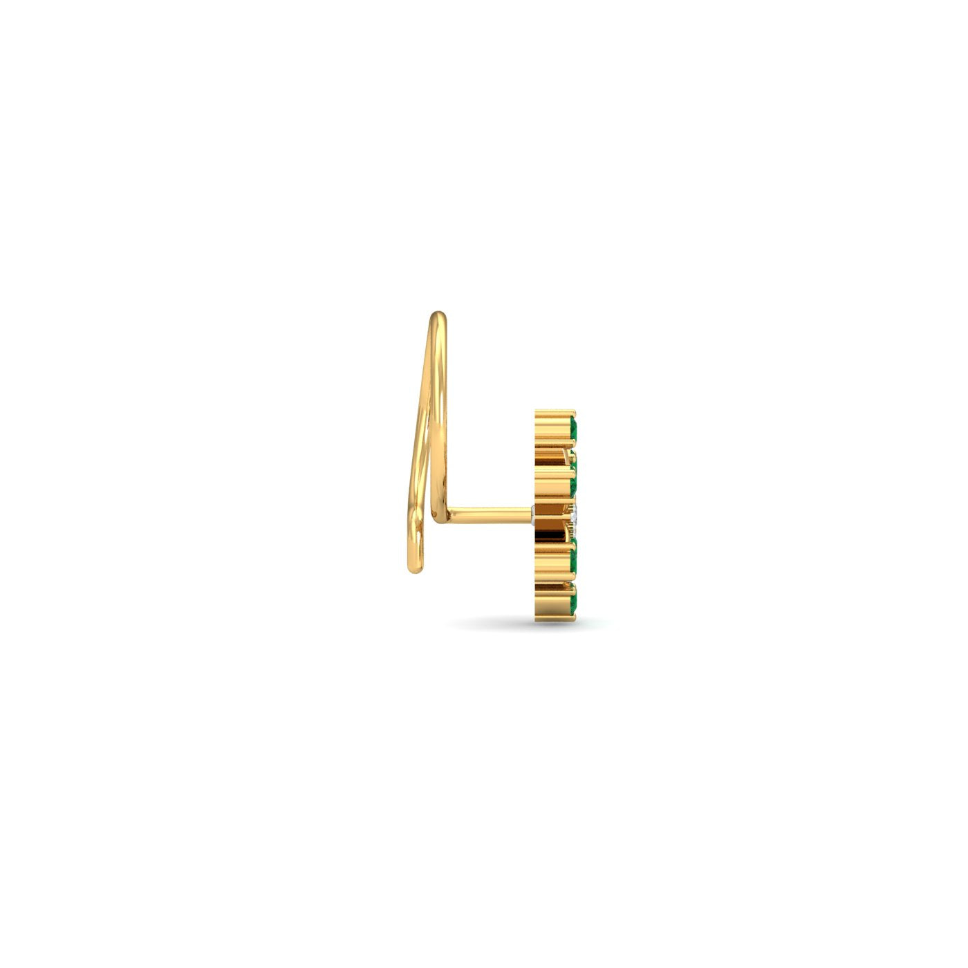 Green Flake Nose Wire