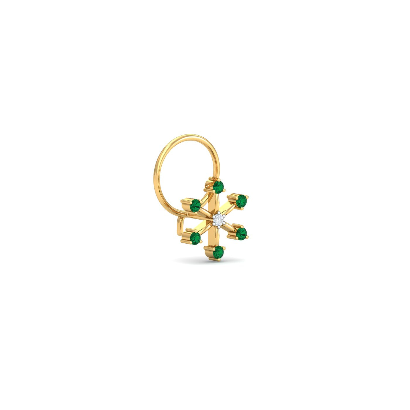 Green Flake Nose Wire