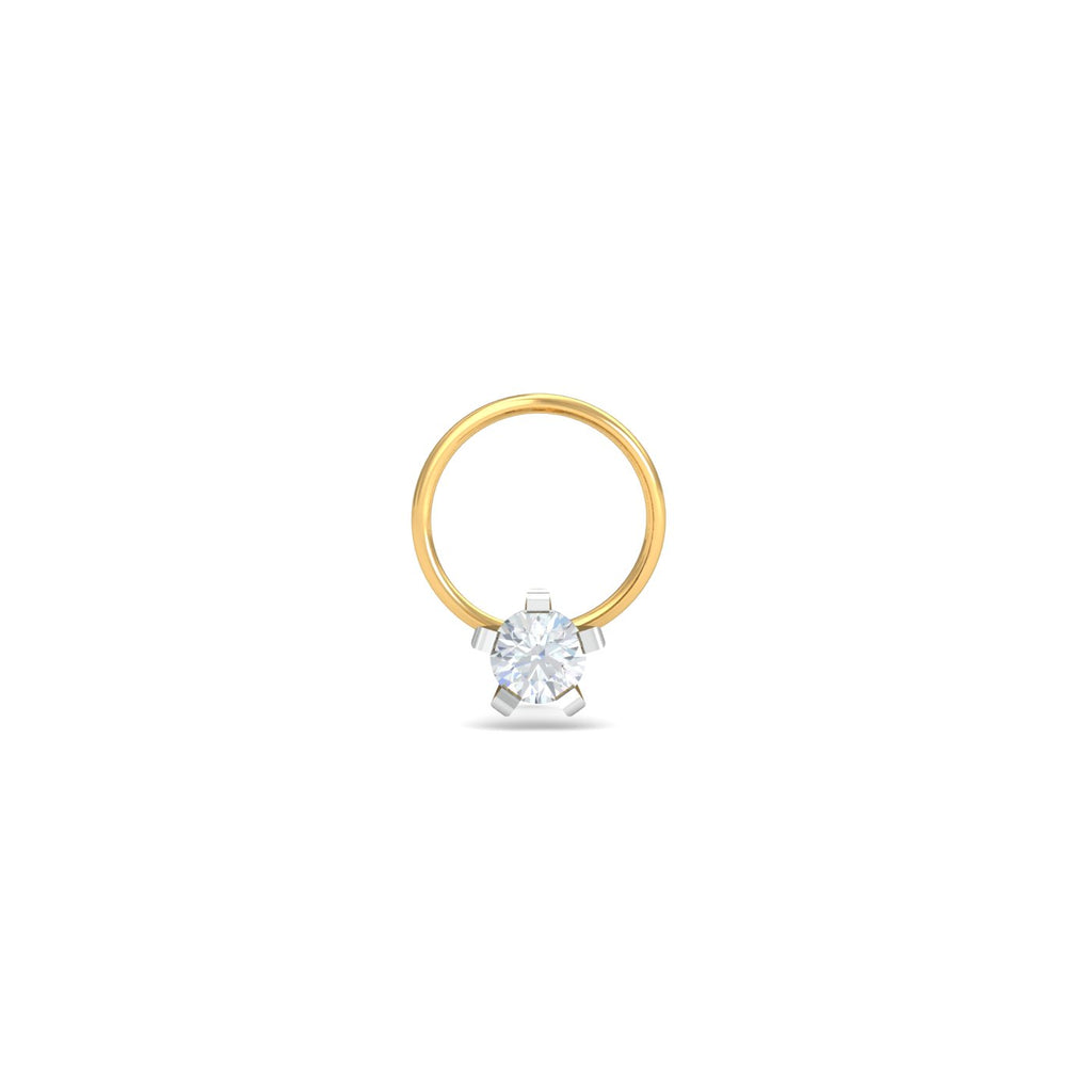0.16 Ct Solitaire Nose Wire