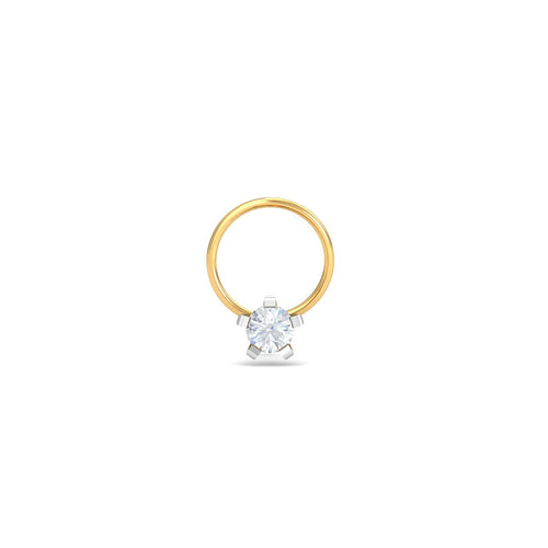 0.16 Ct Solitaire Nose Wire