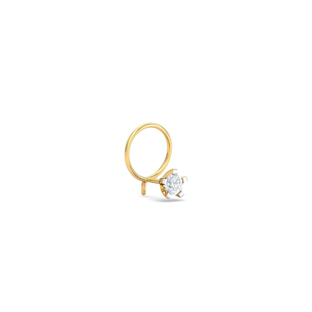 0.16 Ct Solitaire Nose Wire