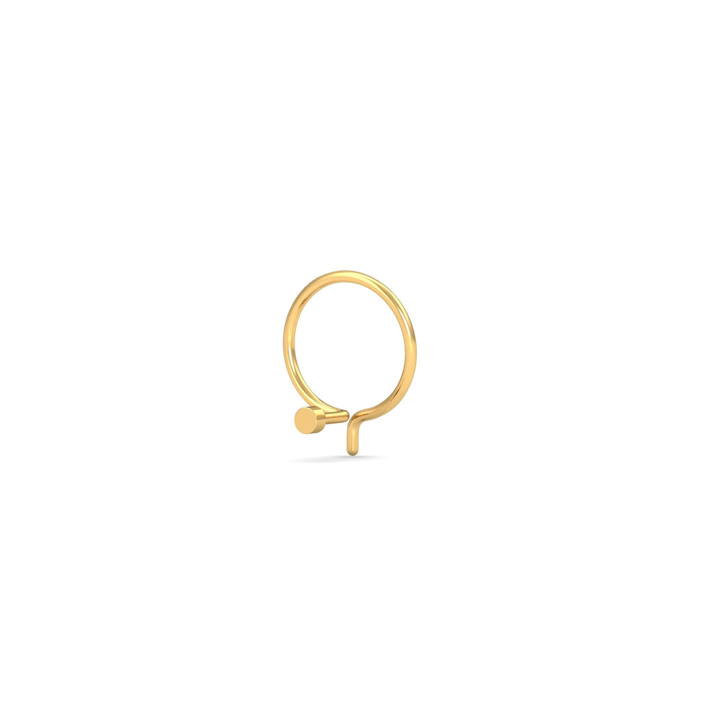 Dot Gold Nose Wire
