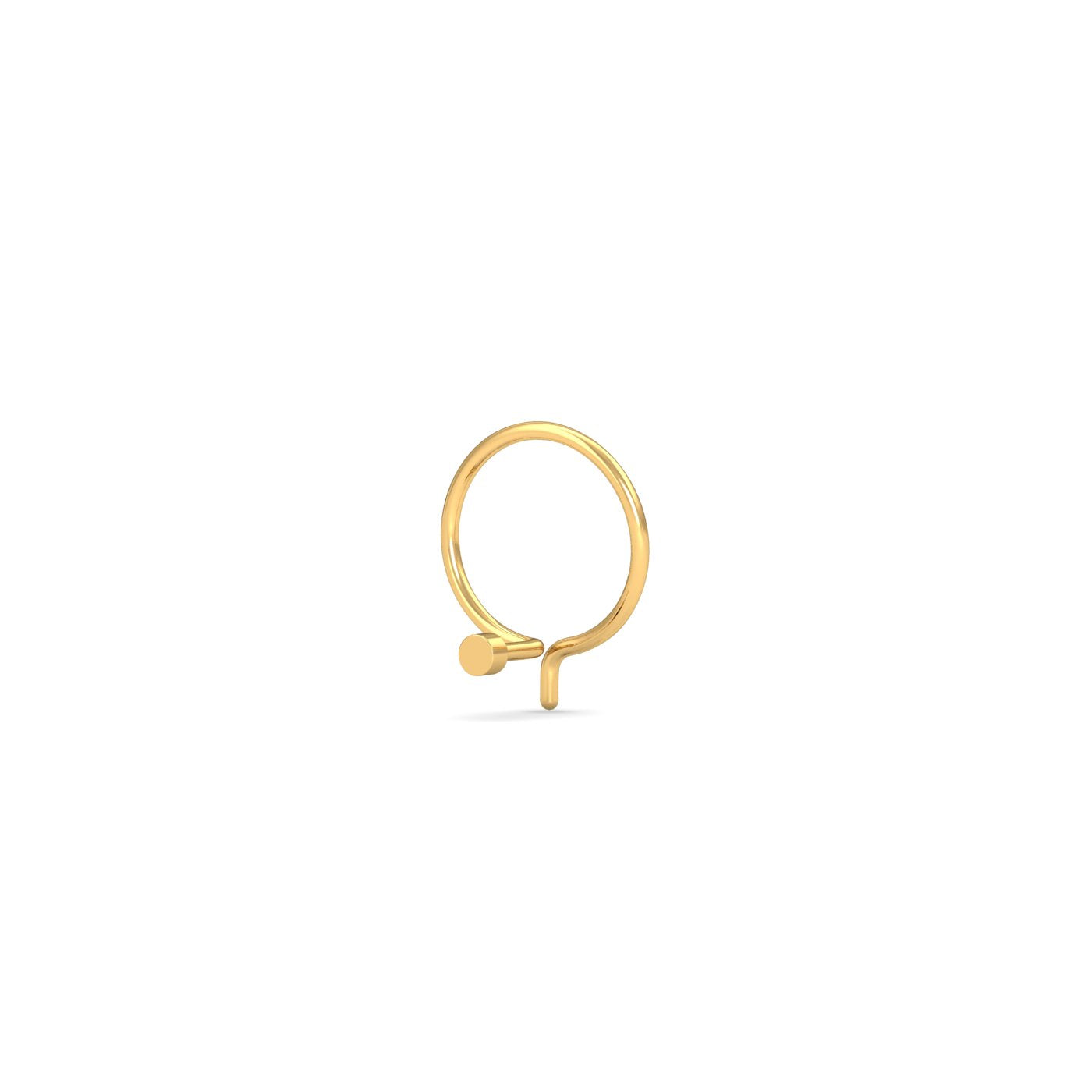 Dot Gold Nose Wire