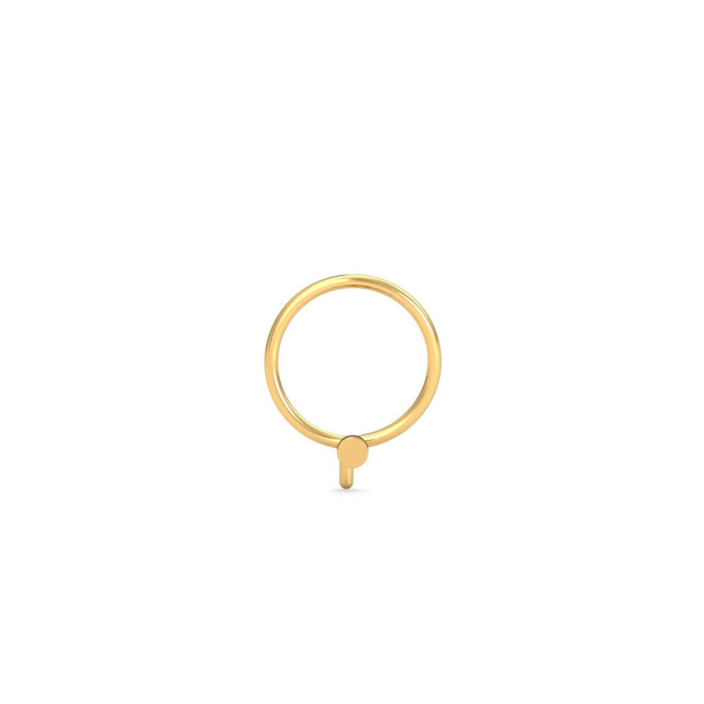 Dot Gold Nose Wire
