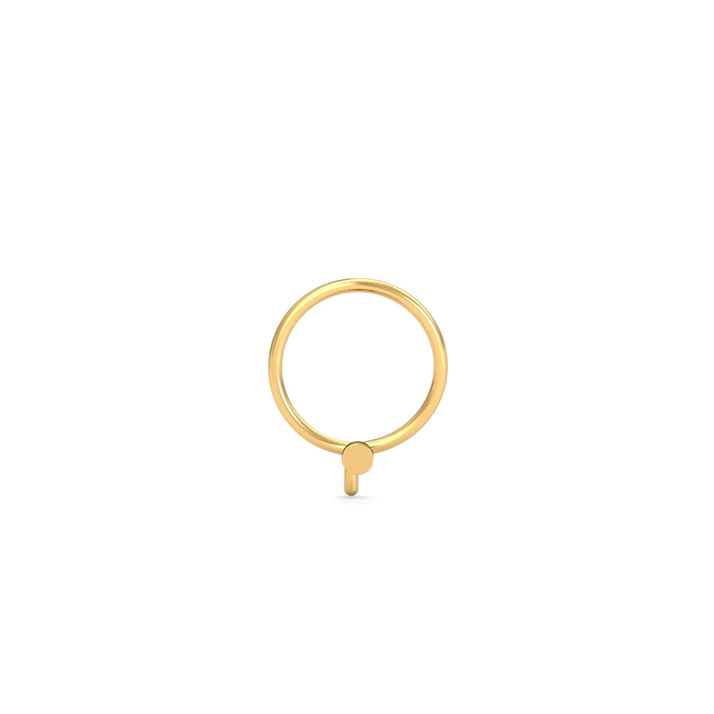 Dot Gold Nose Wire