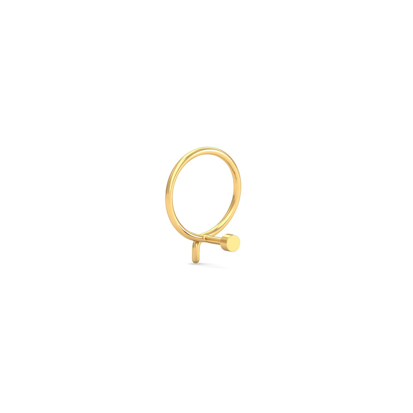 Dot Gold Nose Wire