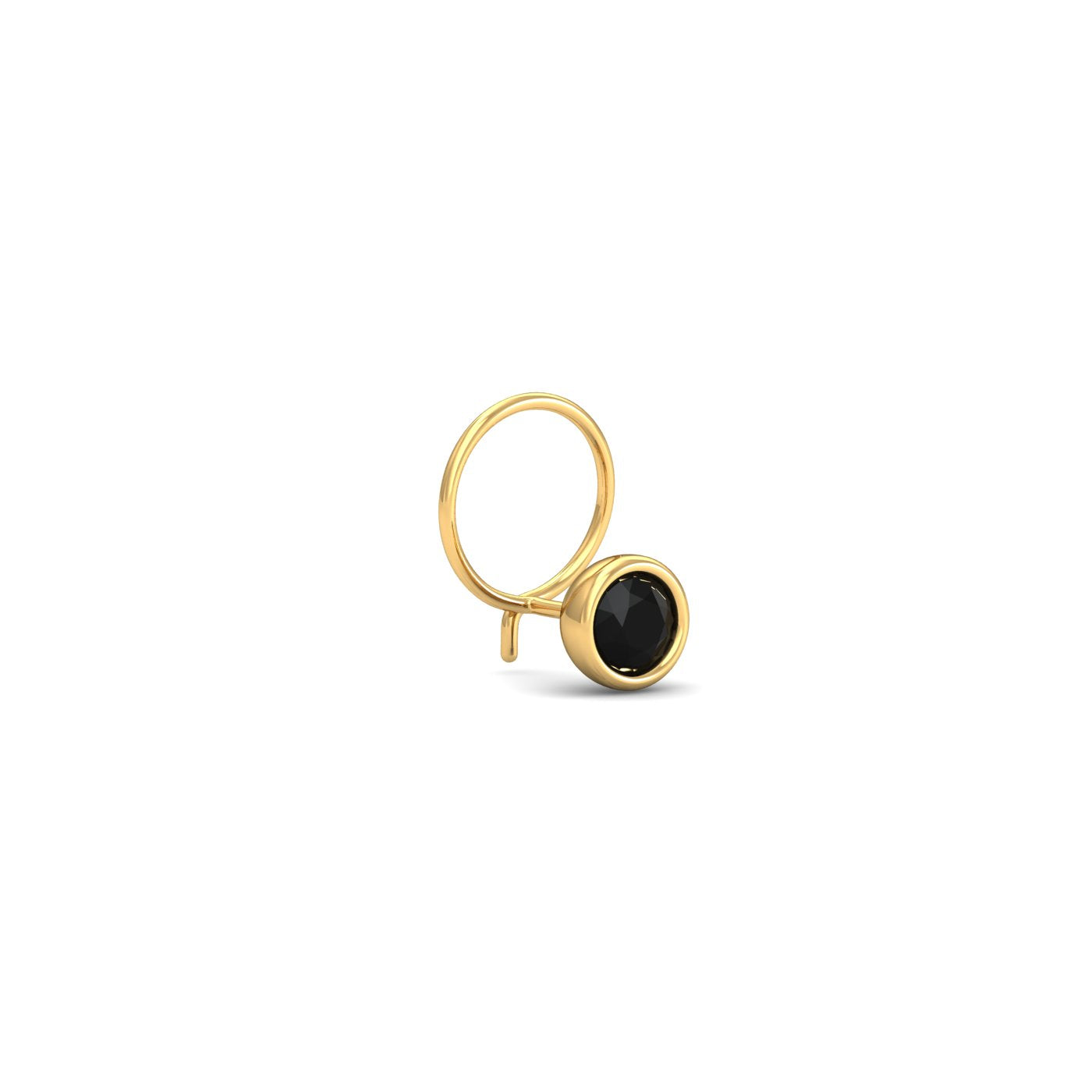 Bezel Black XL Nose Wire