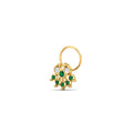 Zinnia Emerald Nose Wire
