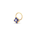 Hyacinth Sapphire Nose Wire