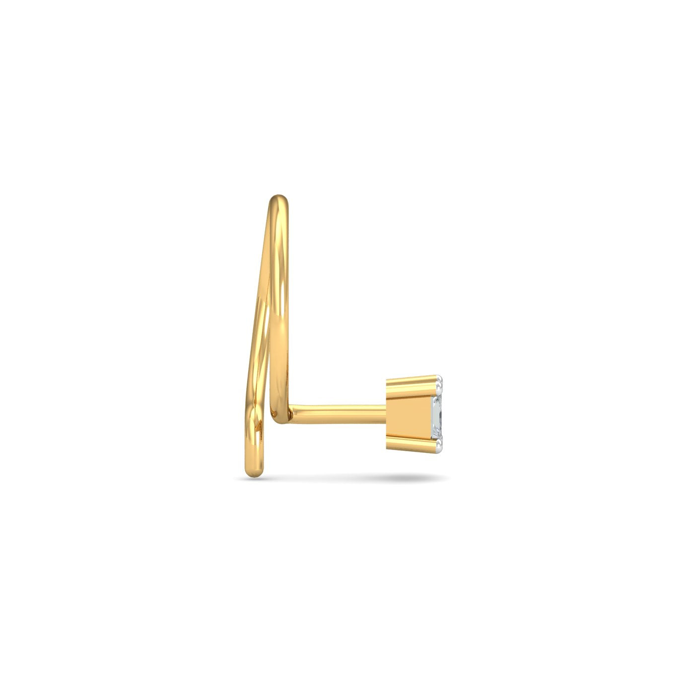 Princess Solitaire Nose Wire