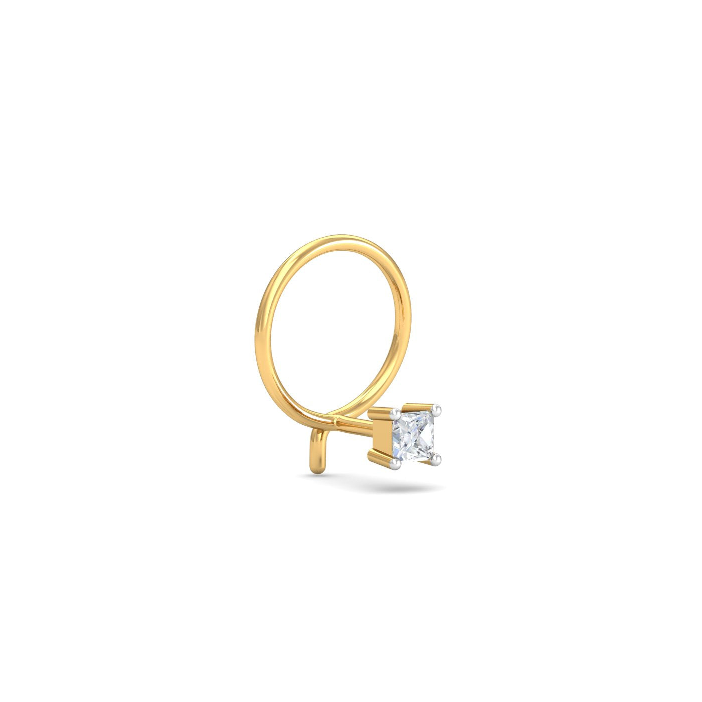 Princess Solitaire Nose Wire