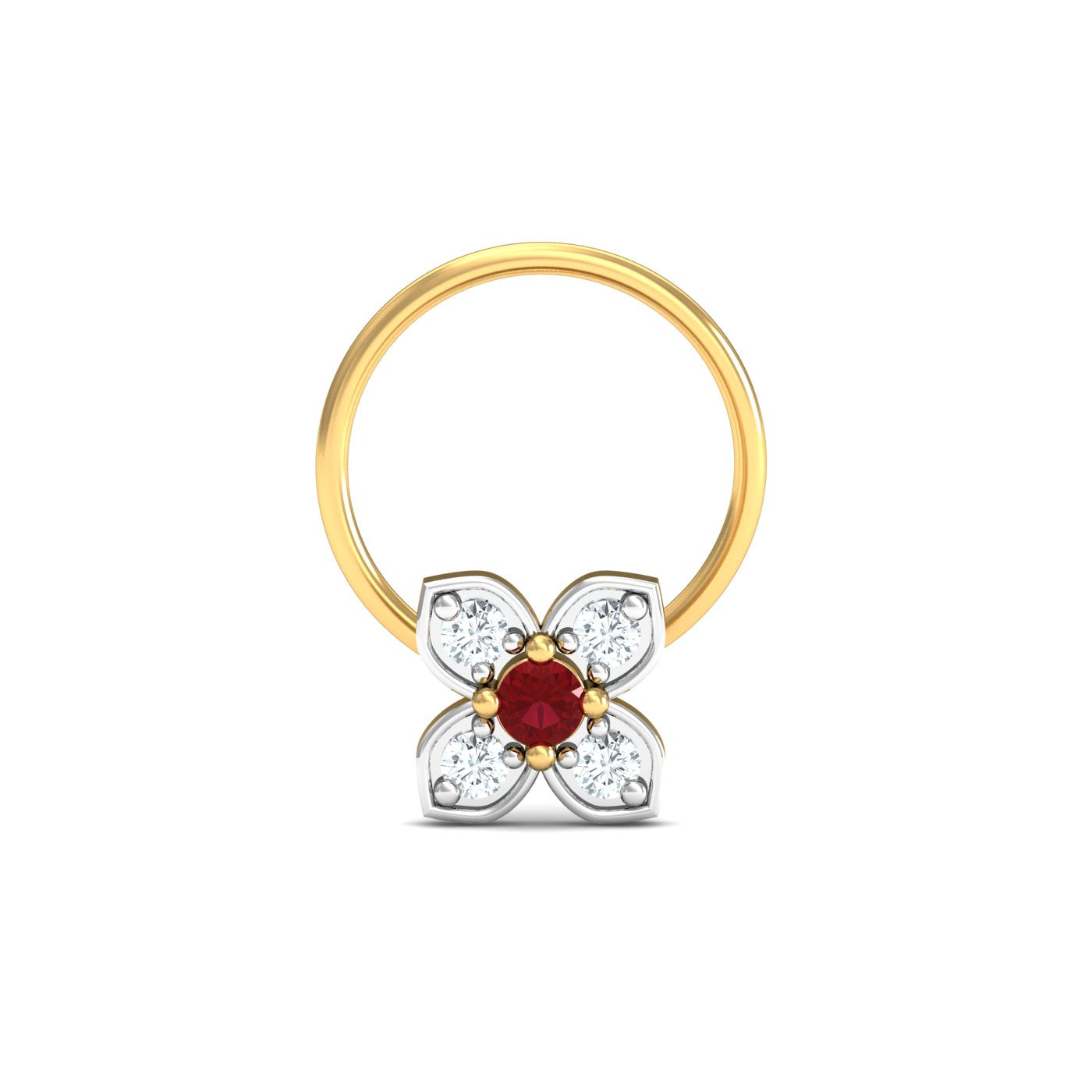 Quattro Ruby Nose Wire