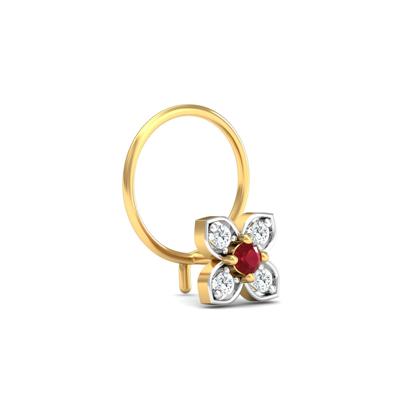 Quattro Ruby Nose Wire
