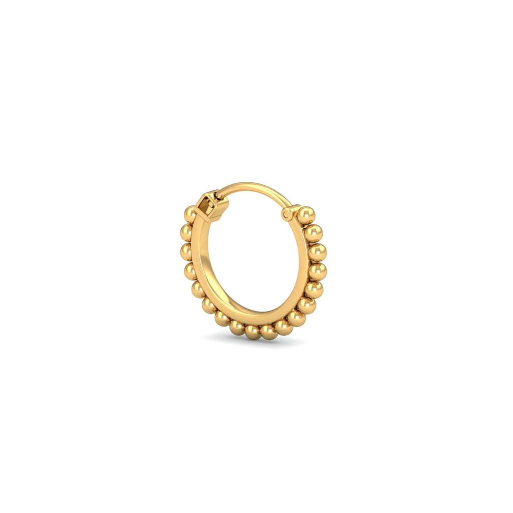Gold Clicker Septum Ring