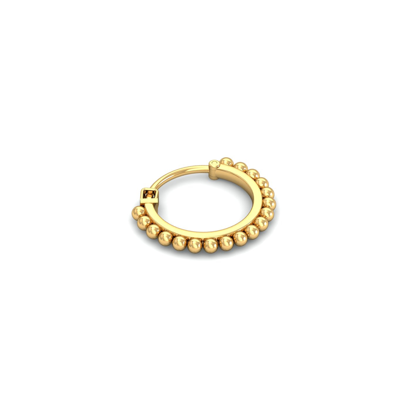 Gold Clicker Septum Ring