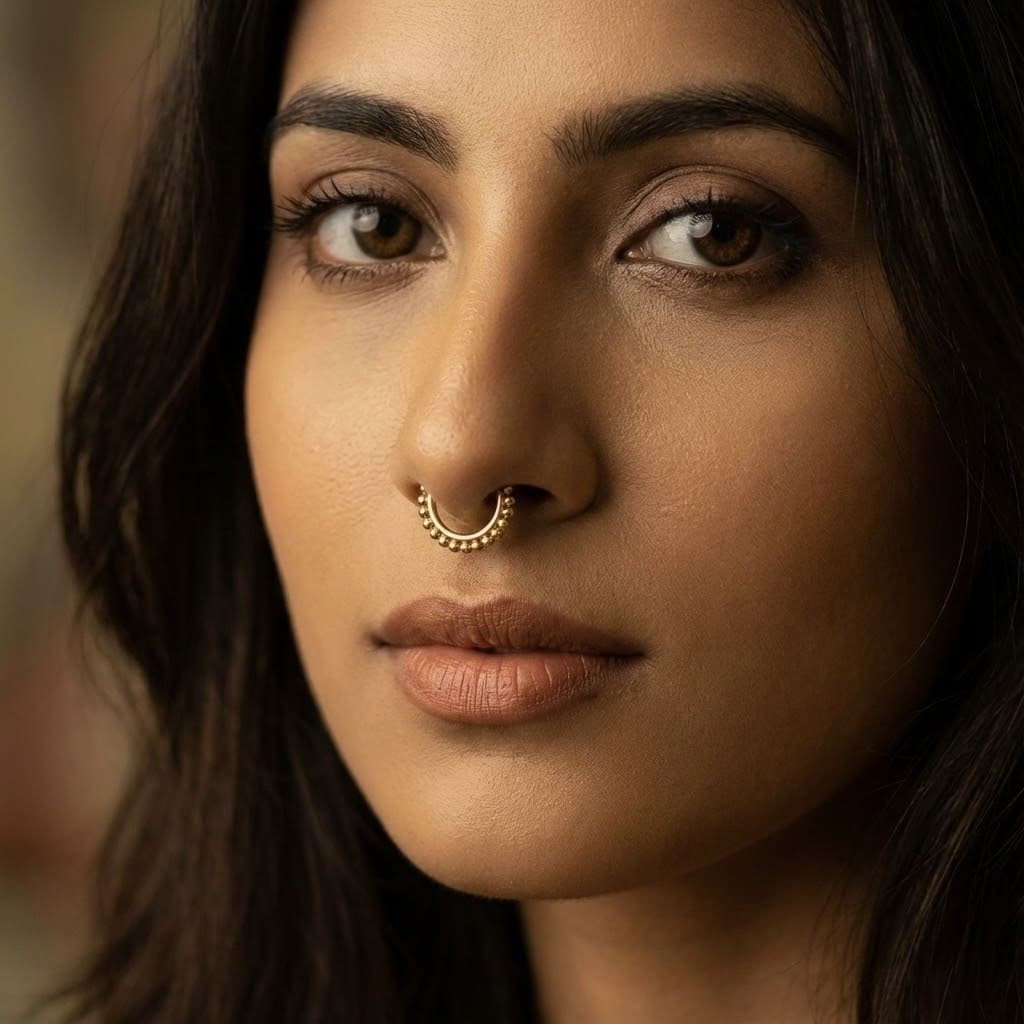 Gold Clicker Septum Ring