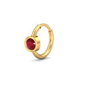 Bezel Ruby Nose Ring