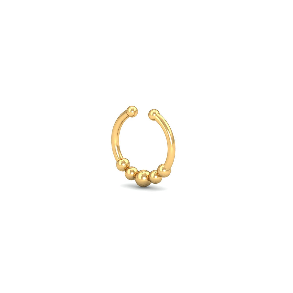 Beads Non Pierced Septum Ring