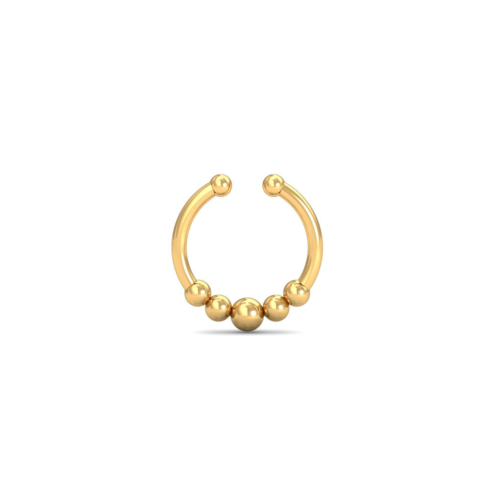 Beads Non Pierced Septum Ring