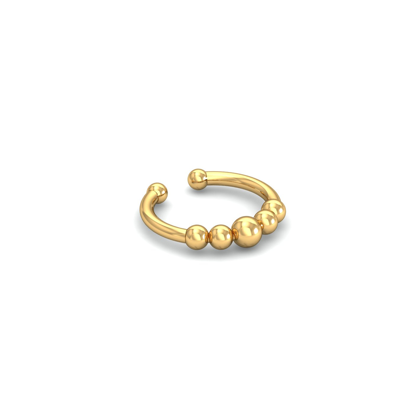 Beads Non Pierced Septum Ring