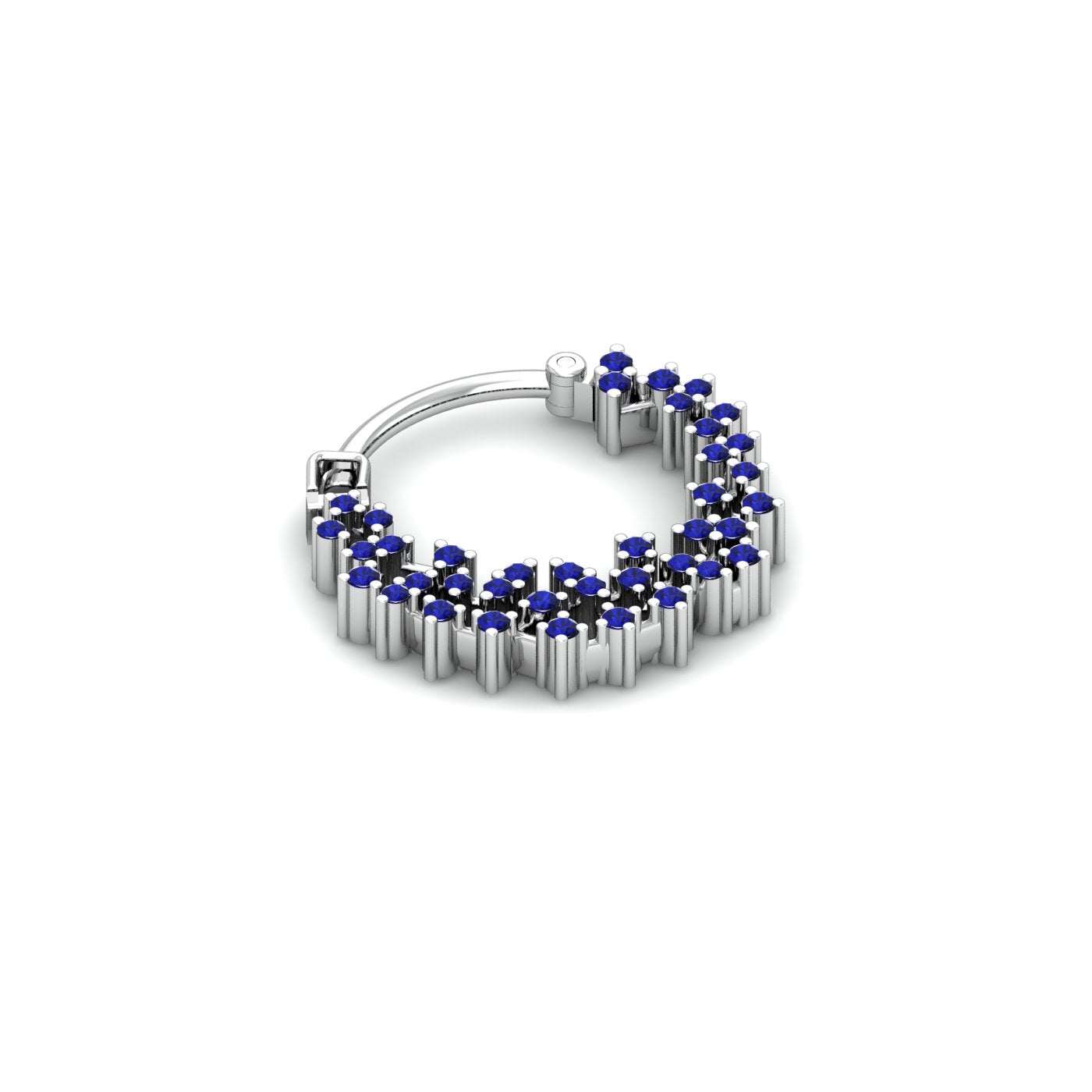 Scattered Sapphire Nosering